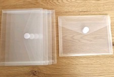 5 Aufbewahrungstaschen Bastelbedarf, Stanzfor...
