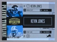 2006 Donruss Gridiron Gear Player Timeline Gold Foil SP /500 Kevin Jones #PT-19