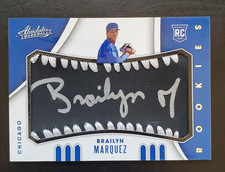2021 Absolute Brailyn Marquez Material Signatures RC Black & White Auto 27/99