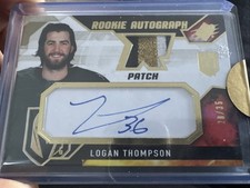 2021-22 SPX Logan Thompson Rookie Autograph Patch /35