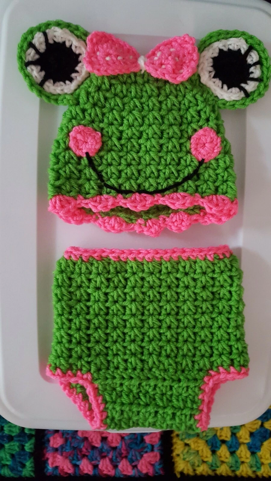 Newborn baby girls boys crochet knit costume