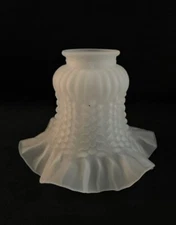 Replacement Tulip Glass Shade Cup Chandelier Art Nouveau/Liberty H.11 cm