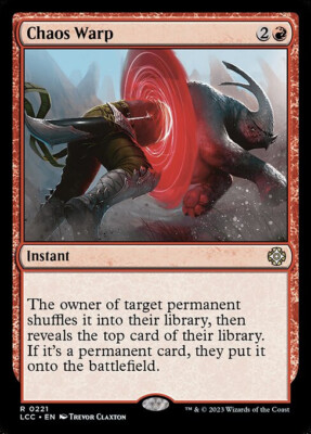 NM Chaos Warp, MTG, Lost Caverns of Ixalan, Magic the Gathering, 221