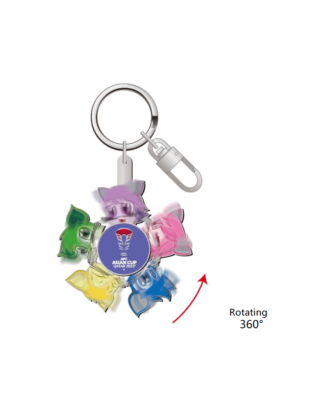 AFC ASIAN FOOTBALL CUP QATAR 2023 - Mascot Keychain - Official