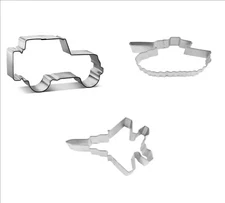 Military Army Vehicle car cookie cutter Fighter jet Tank Truck Cookie cutter