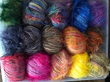 Gedifra Distrato Unusual Novelty Braided Self Striping Cotton Mix Aran Yarn* 