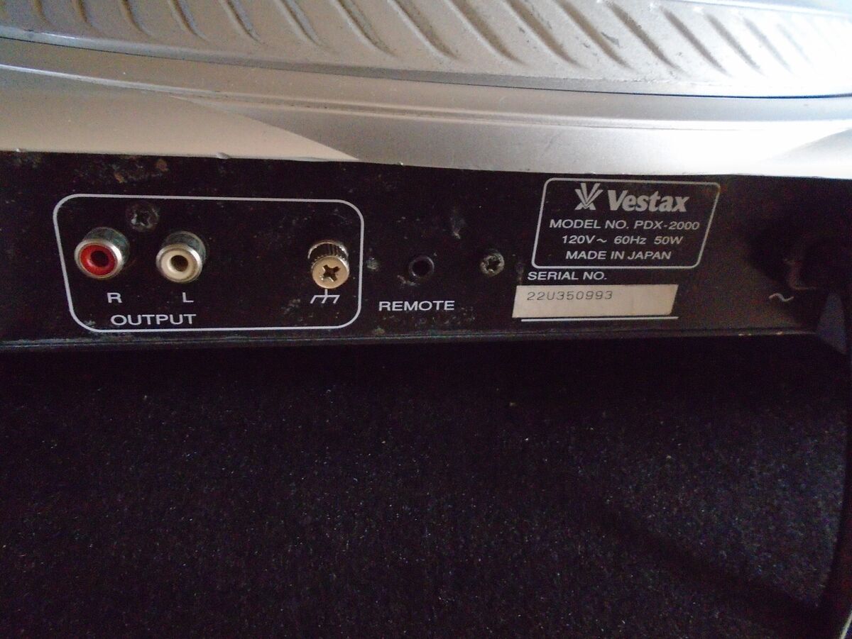 VESTAX PDX-2000 DJ Direct Drive Turntable Record Player VESTAX PDX-2000 DJ Direct Drive Turntable Record Player