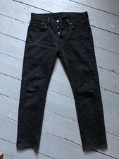 Levis Dark Grey Drainpipe Skinny Jeans L30 W30