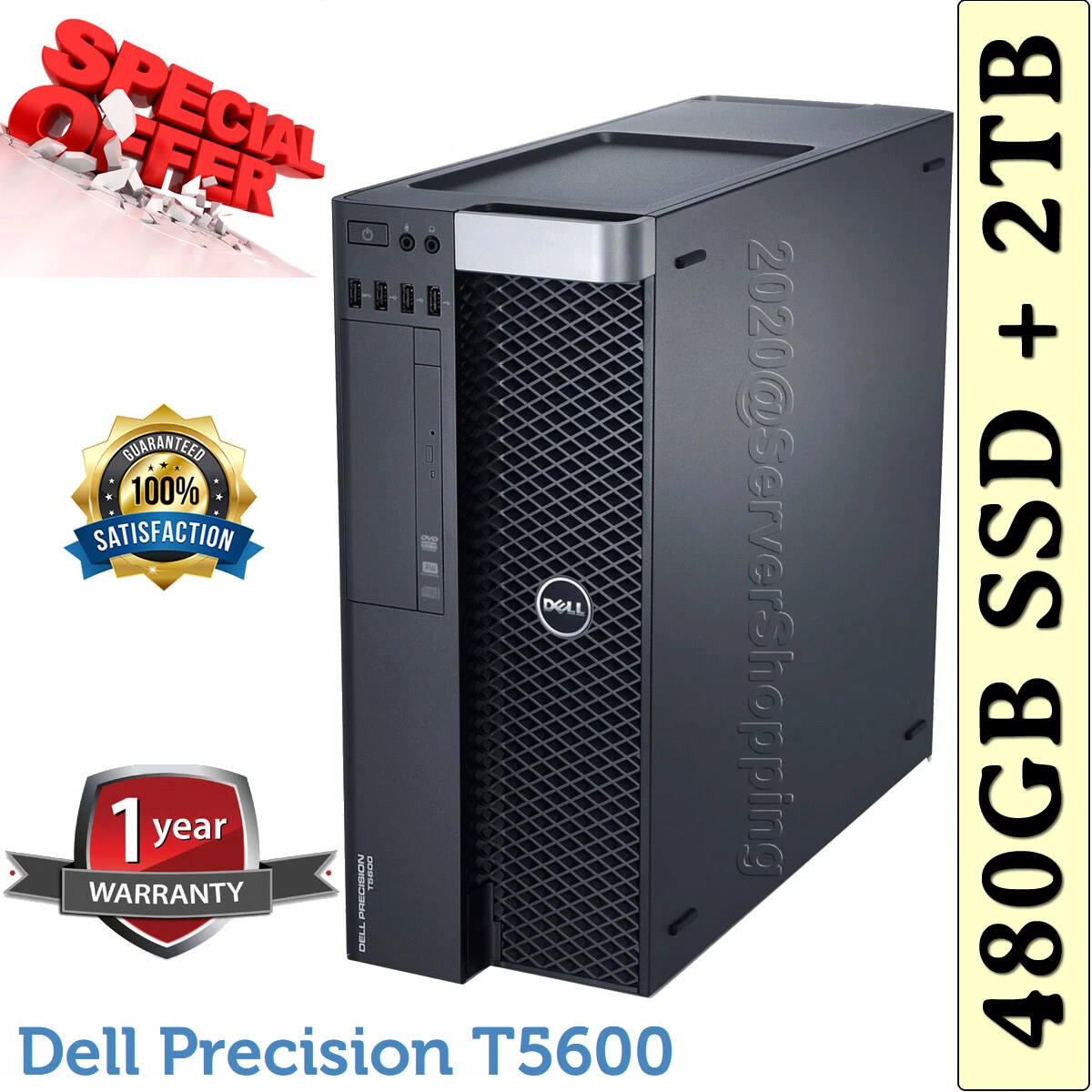 Dell Precision T5600 Graphic Design PC Desktops & All-In-One