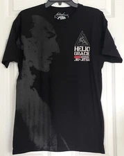 Helio Gracie Grandmaster Series Jiu-Jitsu Black T-Shirt Size Large