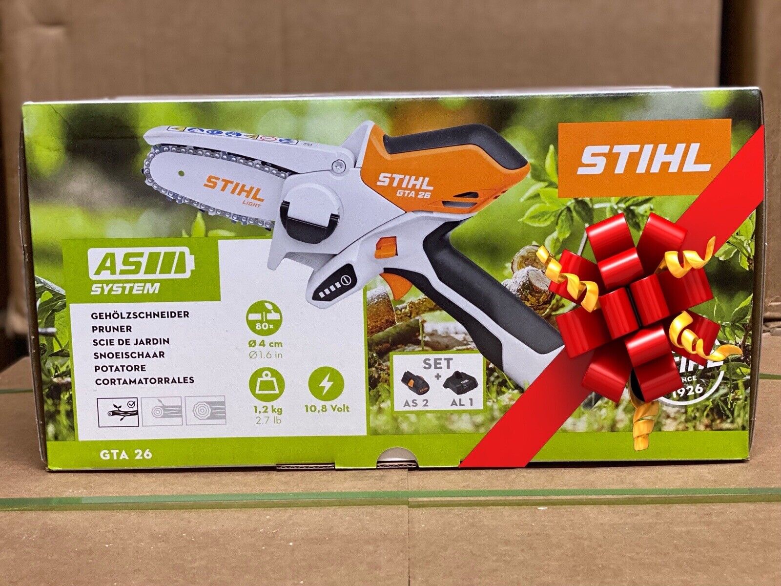 PROMO STIHL Pack scie/tronçonneuse à batterie GTA 26 - Tondo Plus