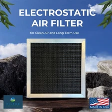Premium Heavy Duty PERMANENT WASHABLE  ELECTROSTATIC FURNACE AC AIR FILTER