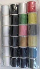 24 Assorted Spools of Thread Full Size 200 Yards Each