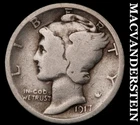 1917 Silver Mercury Dime-Scarce Better Date No Reserve #G7489