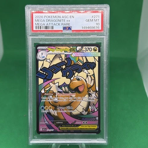 New Listing2026 POKEMON ASC EN-ASCENDED HEROES MEGA ATTACK RARE MEGA DRAGONITE EX PSA 10