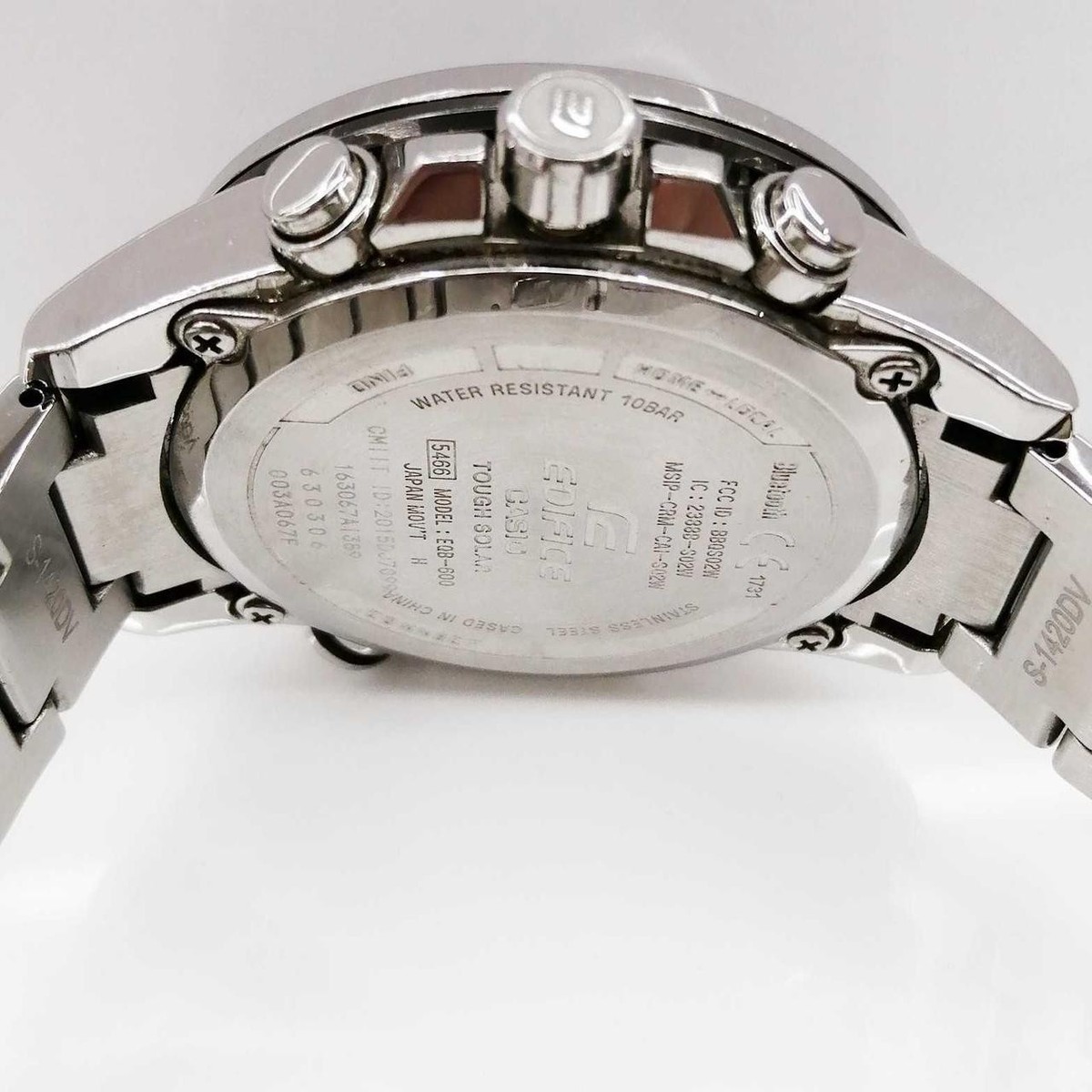 【akki】CASIO EQB-600 腕時計 The Casio Edifice EQB-600, a Bluetooth-Connected Watch for