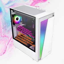 Gaming Desktop Computer Nvidia RTX 4060 PC AMD Ryzen 5 1TB NVME SSD 32GB RAM RGB