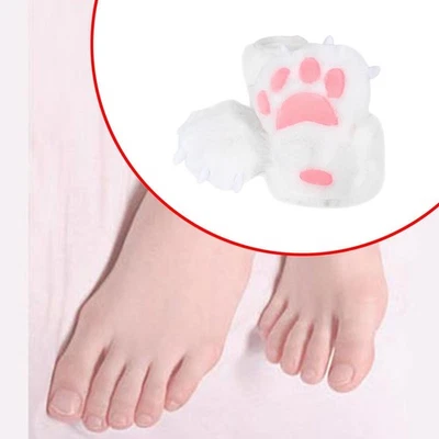 Animal Paw Slippers Cosplay Cartoon Cute Soft Furry Boots House Shoes Beast Foot - Image 1 of 4