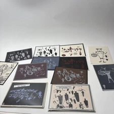 Seriglyphs Petroglyph Art Cards Lot – Screenprinted by Hand NM + 2 Sealed Packs