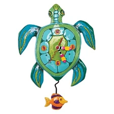 Allen Designs Turtle Clock Standard Wall Clock