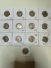 1935 Buffalo Nickels Lot Of 13 In Good Condition