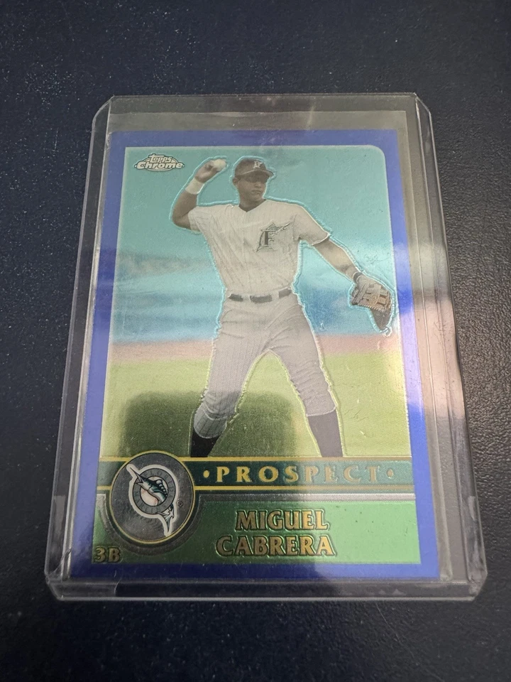 2003 Topps Traded & Rookies Chrome Miguel Cabrera #T126, Moderately Played - Image 3 of 4