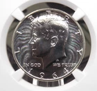 1964 PROOF Kennedy SILVER Half Dollar 50c NGC PF69 #003 Gem Proof ECC&C, Inc.