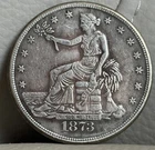1873 CC Seated Liberty Take flowers Silver 1 Dollar High Grade A++++