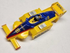 TYCO 440x2 slot car BODY Yellow 18 Andretti KRACO PPG F 1 INDY Formula One