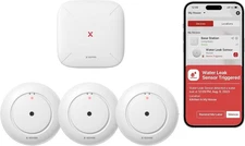 X-Sense Smart Water Leak Sensor SWS54  Base Station Detector Complete System wif