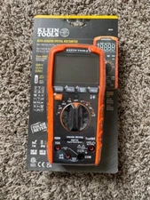 Klein Tools Digital Multimeter, TRMS Auto-Ranging, 1000V, Temp, Low Impedance