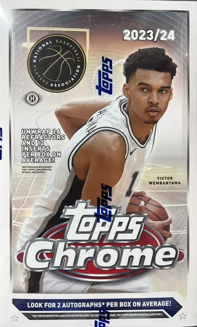 Rip & Ship - 2023-24 Topps Chrome Basketball Factory Sealed Hobby Box