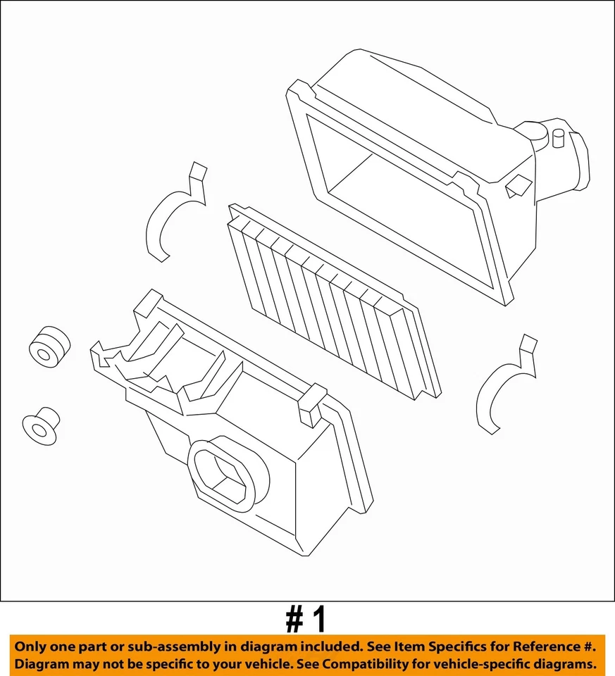 Б/у воздухоочиститель в сборе подходит: 2008 Mazda MX-5 MIATA 2.0 класса A - Изображение 4 из 4