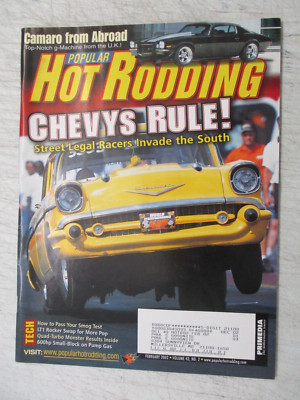 POPULAR HOT RODDING MAGAZINE FEB 2002 9TH ANN. WORLD STREET NATS LT1 ROCKER SWAP