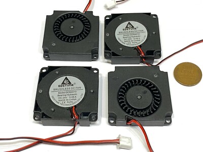 4 Pieces 24V Blower Fan 4010 3D Printer 4cm ender cooling 40mm cr10 s pro