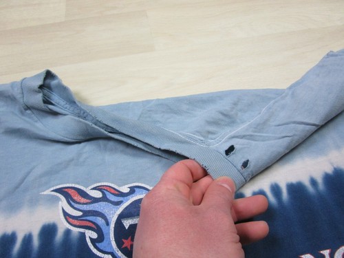 Vintage Tennessee Titans T Shirt (XL) Eddie George Tie Dye Graphic Rare 90s Y2K - Picture 7 of 12