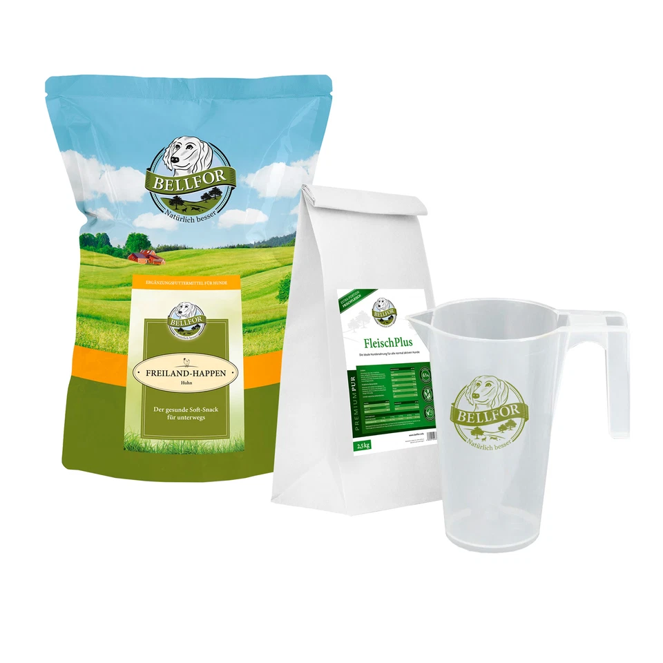 Bellfor Hunde Trockenfutter Hohem Fleischanteil 1x Soft Snack 1x Schäferhund Set - Bild 2 von 4