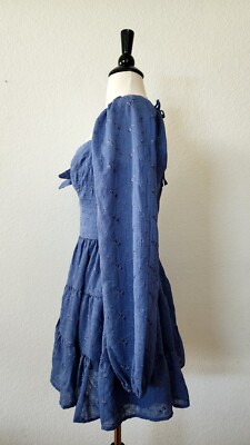 blue polka dots dress Light Blue & White Polka Dot Swing Dress – ModCloth main image 0