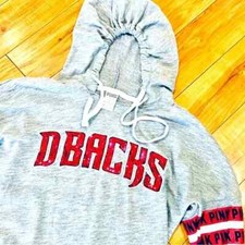 Victoria Secret Pink Diamondbacks Arizona sweatshirt hoodie bling small baseball