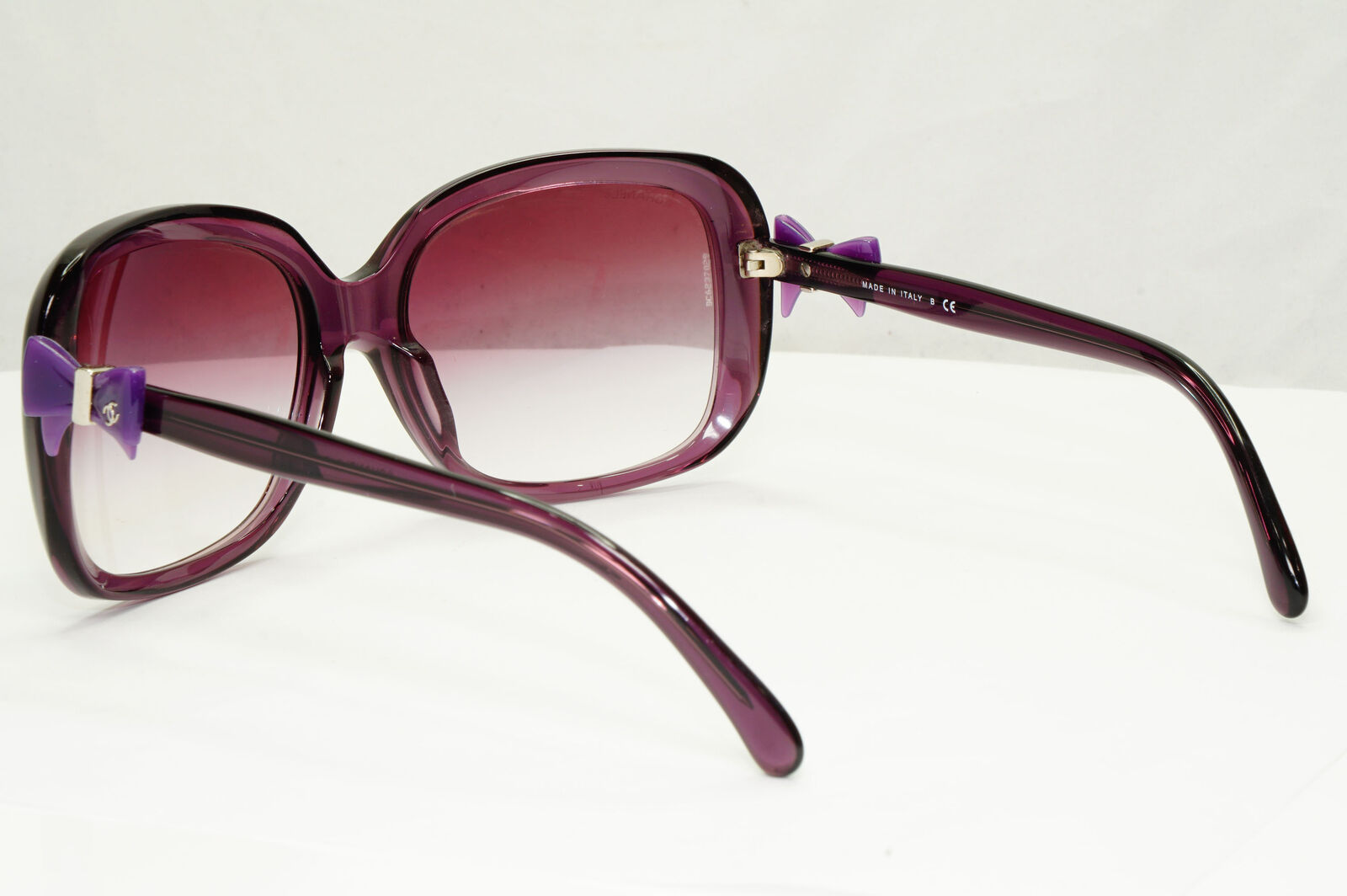 Chanel 2013 Bow Sunglasses Purple Violet Square Gradient 5171 c.1083/3P  251122