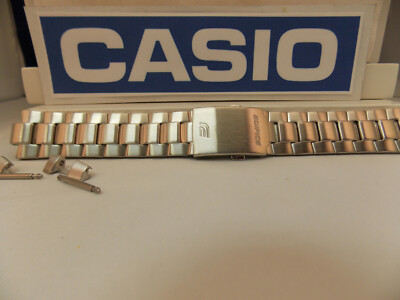 Casio Watchband EFR-528 D Bracelet Edifice Silver Tone All Steel