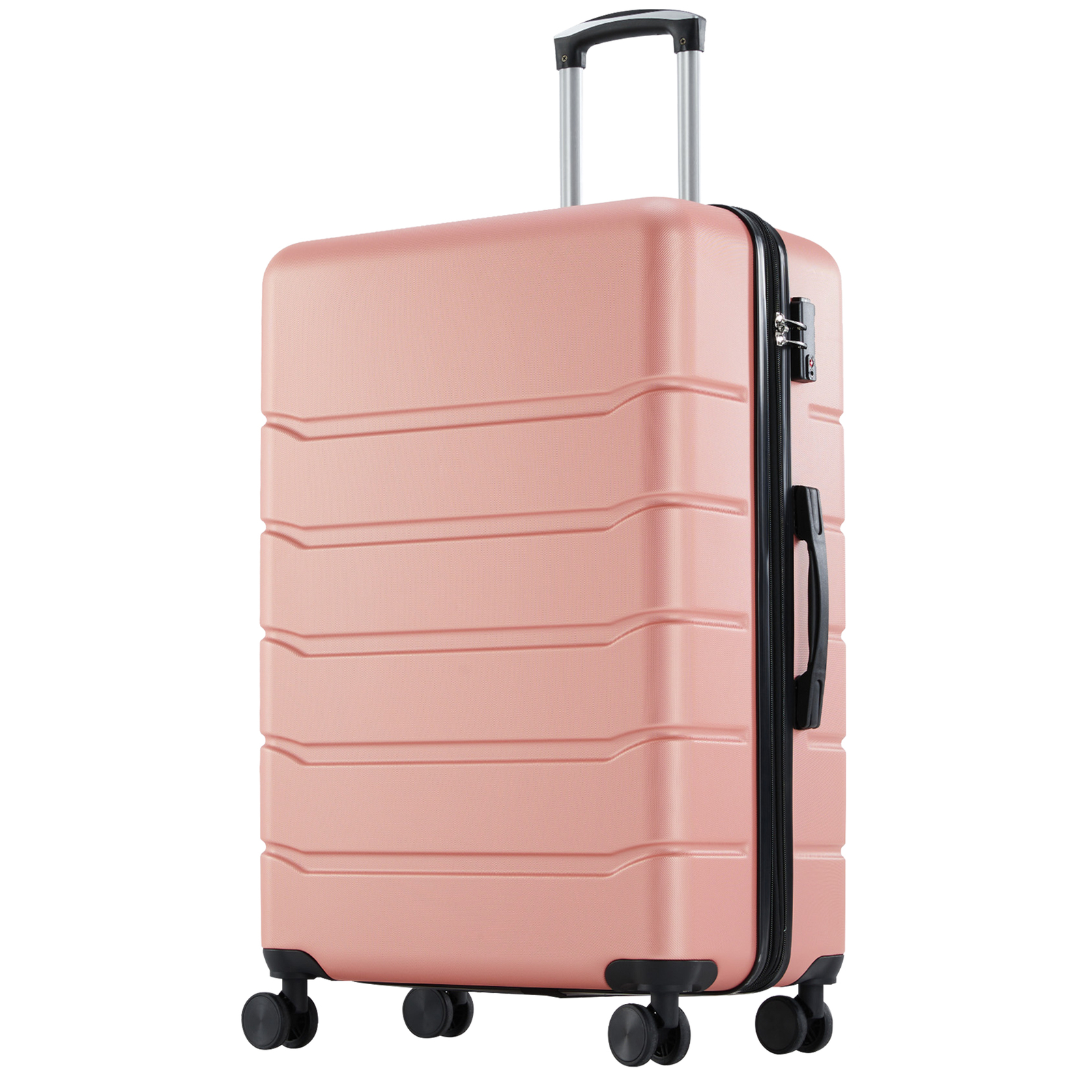 20"24"28" Trolley Case Suitcase Lightweight Spinner Luggage Bag TSA Lock