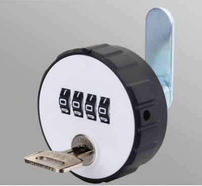 New 4 Dial Alloy Code Combination Cam lock Post Mail Box Cabinet +Key