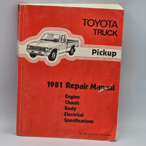 1980 Toyota Pickup Truck Shop Service Repair Manual