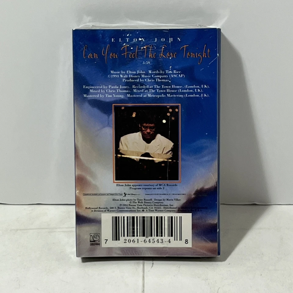 Elton John Can You Feel the Love Tonight Single New Sealed - Image 2 of 4