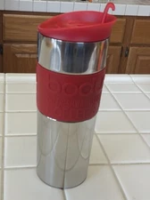 Bodum French Press Stainless Steel Travel Tumbler Plunger Coffee Tea