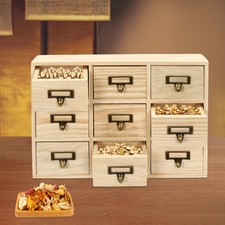 Organizzatore retrò 9 cassetti tavoli da trucco collane orecchini snack armadio