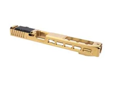 Zaffiri Precision - ZPS.3 Glock 17L Long Gen 3 Slide - RMR Cut - Gold TiN