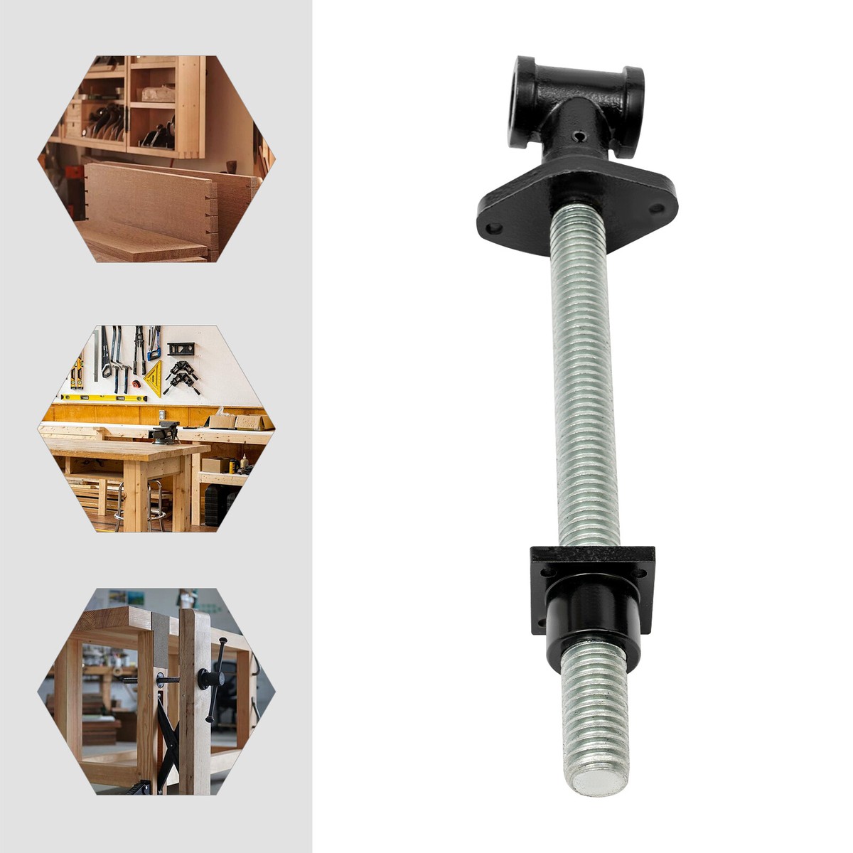16&quot; Vise Screw DIY Vise Tool Workbench Vise Screw Suitable for All 