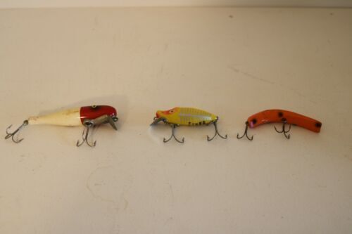 RARE Heddon Tadpolly Spook Lure Yellow Shore W/Clear Body & Glitter (HTF)  12/23